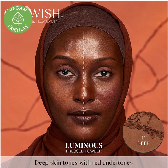 HUDA BEAUTY GloWish Luminous Pressed Powder 11 DEEP - Picture 4 of 6